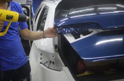 如何处理深圳汽车改色膜蓝色系列，真实经历来告诉大家！